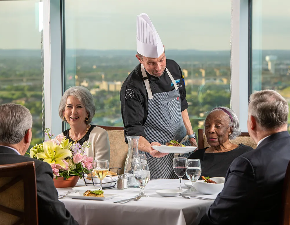 assisted living seasonal dining menus san antonio